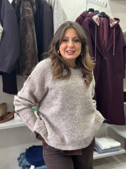 Maglioncino Marsiglia Tortora