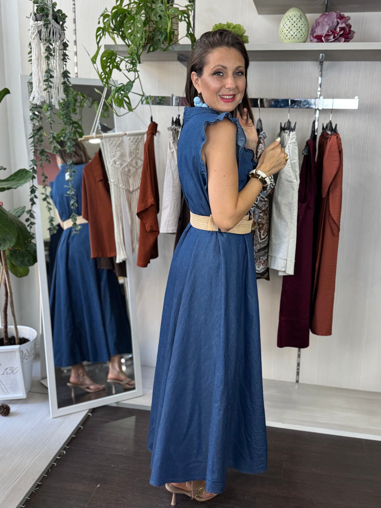 Abito chambray