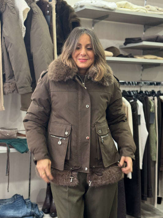 Giubbotto Canada cioccolato