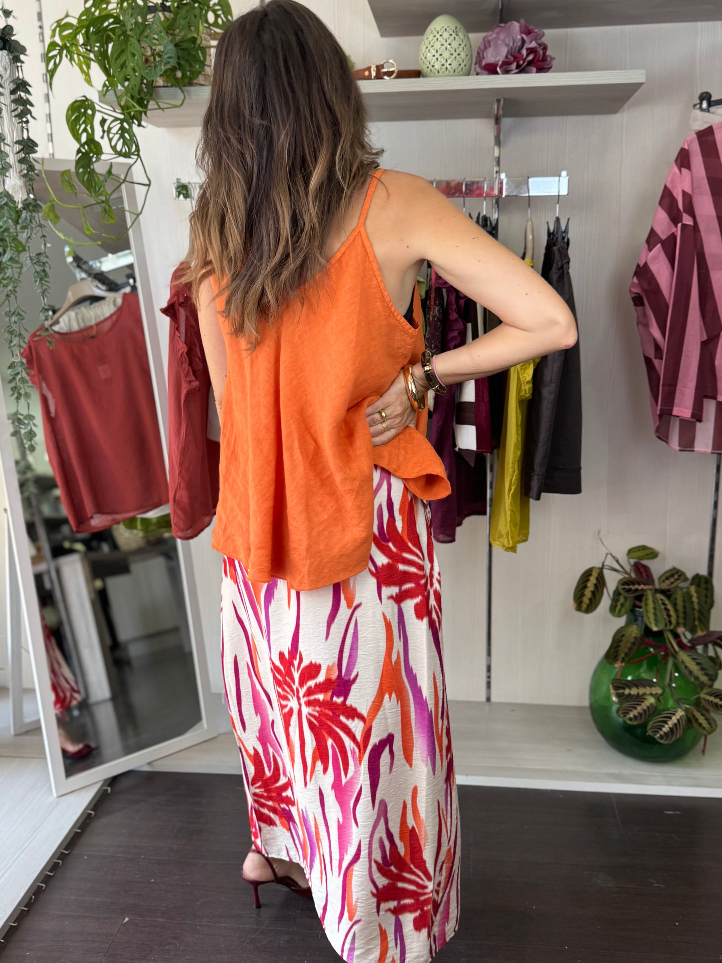Top arancio