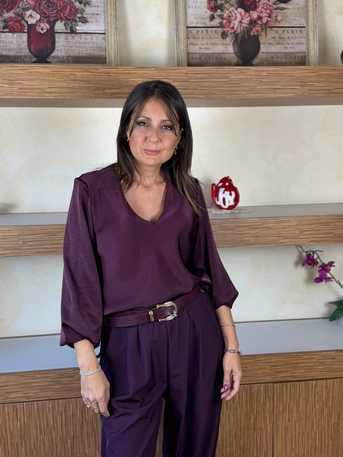 Blusa viola