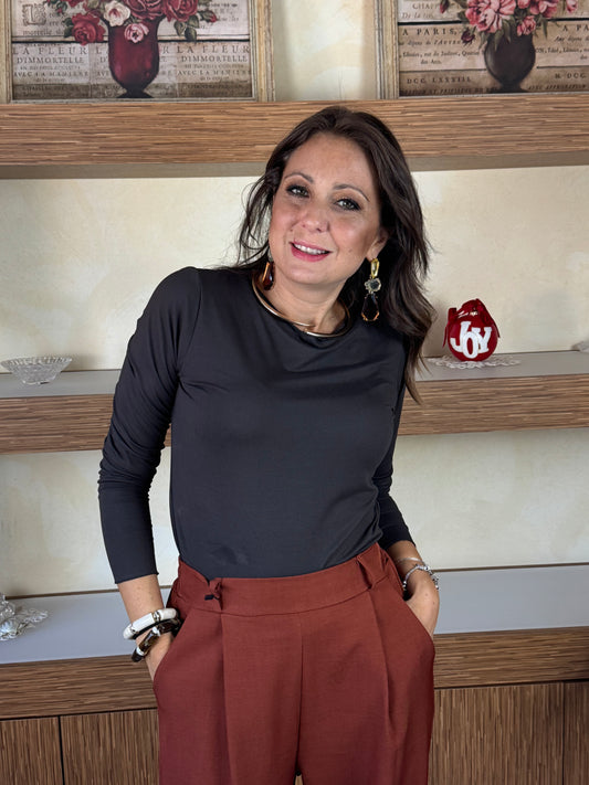 Maglia sottogiacca cioccolato