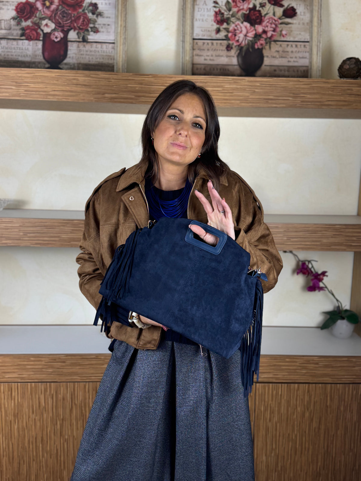 Borsa blu