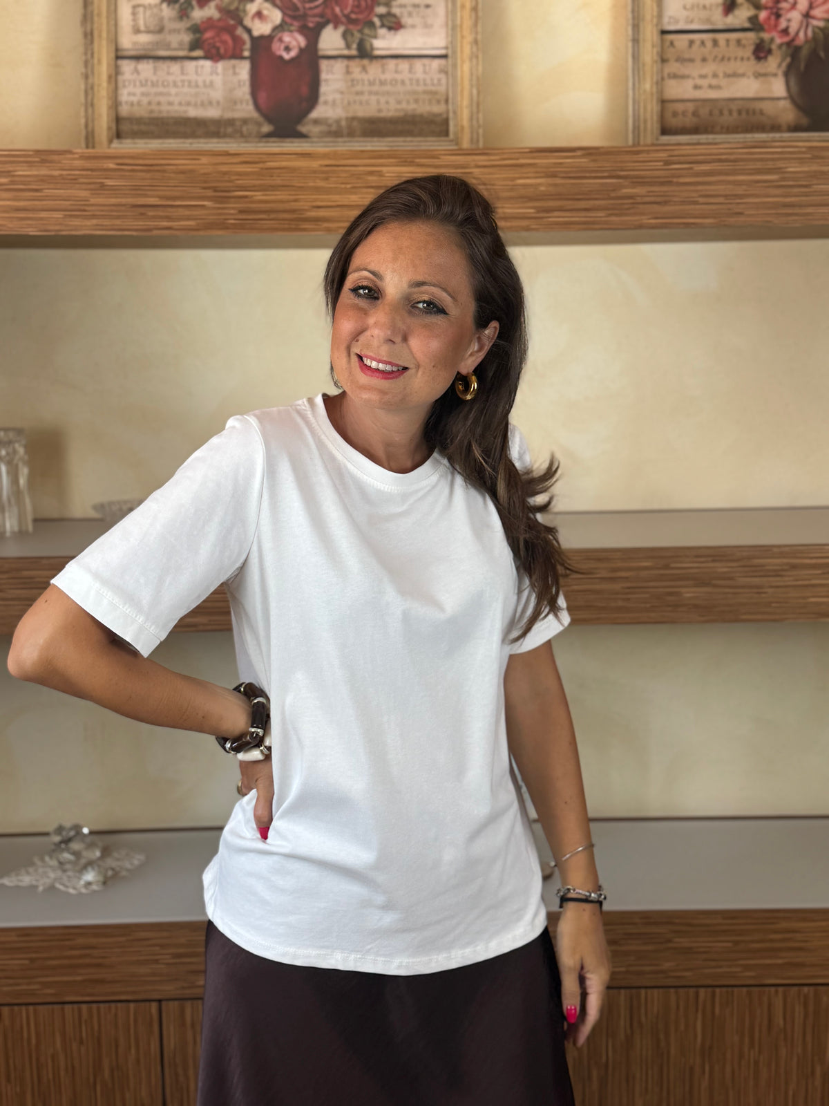 T-shirt basic bianca