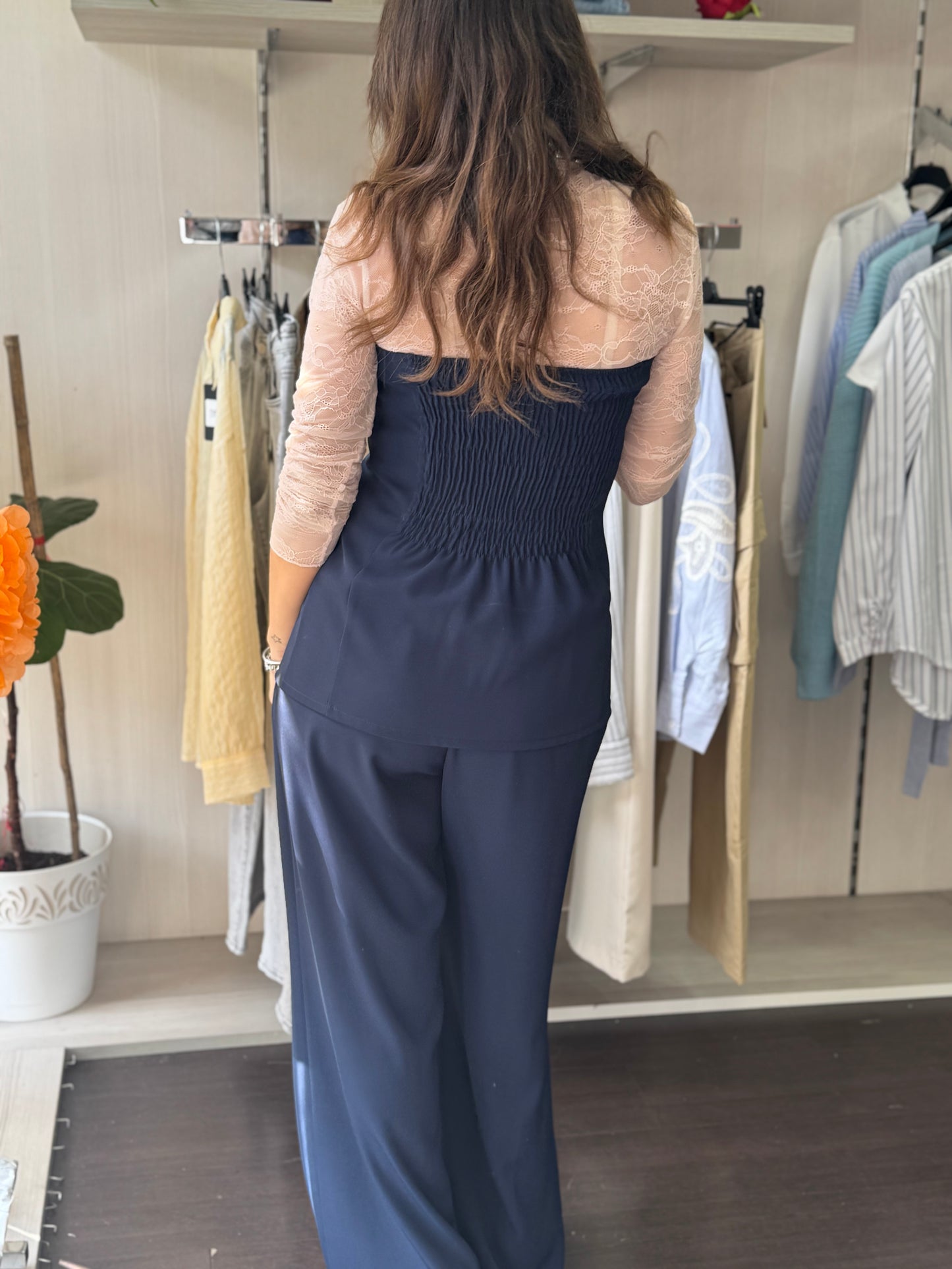 Pantalone cady blu