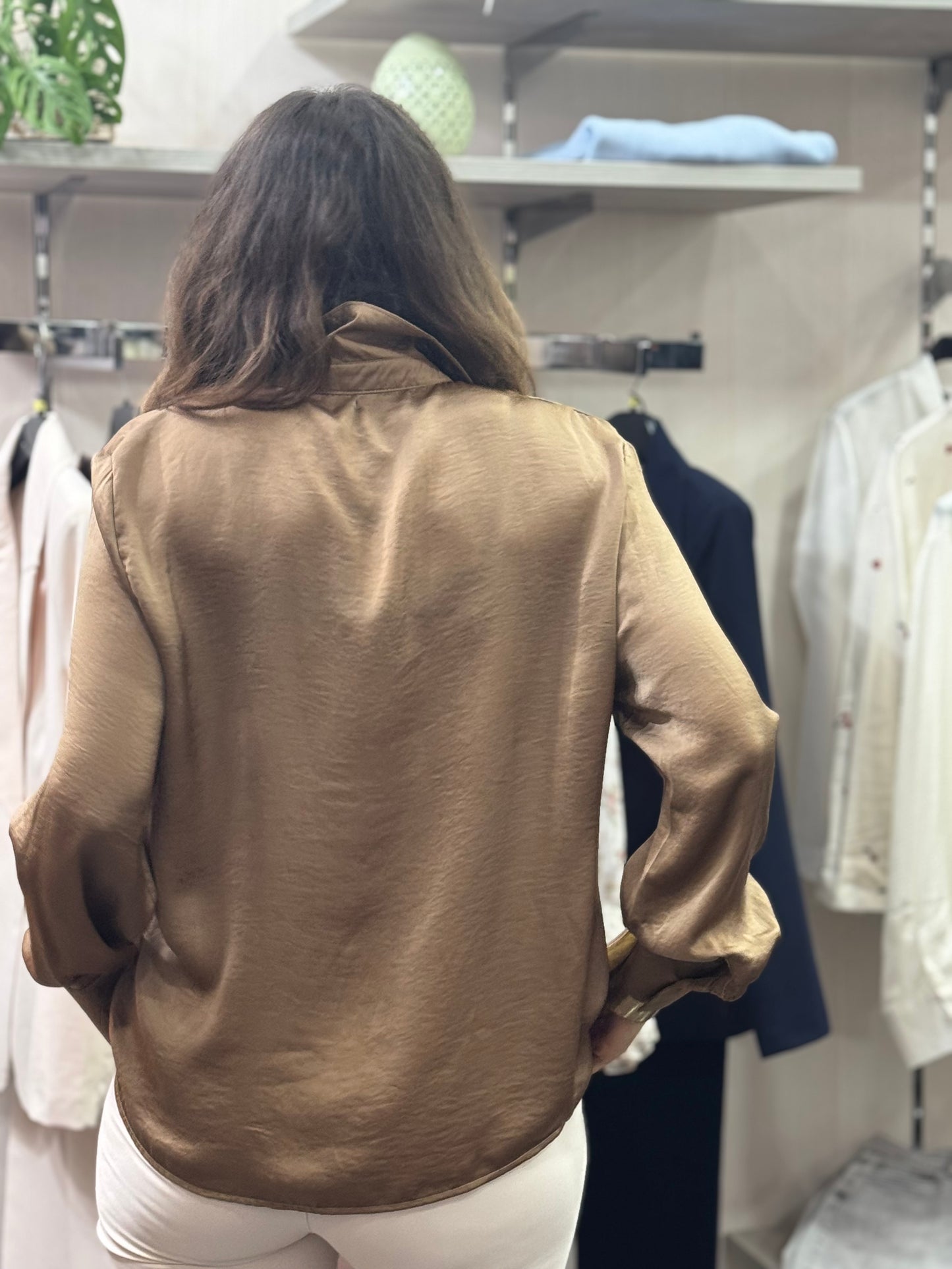 Camicia fiocco fango