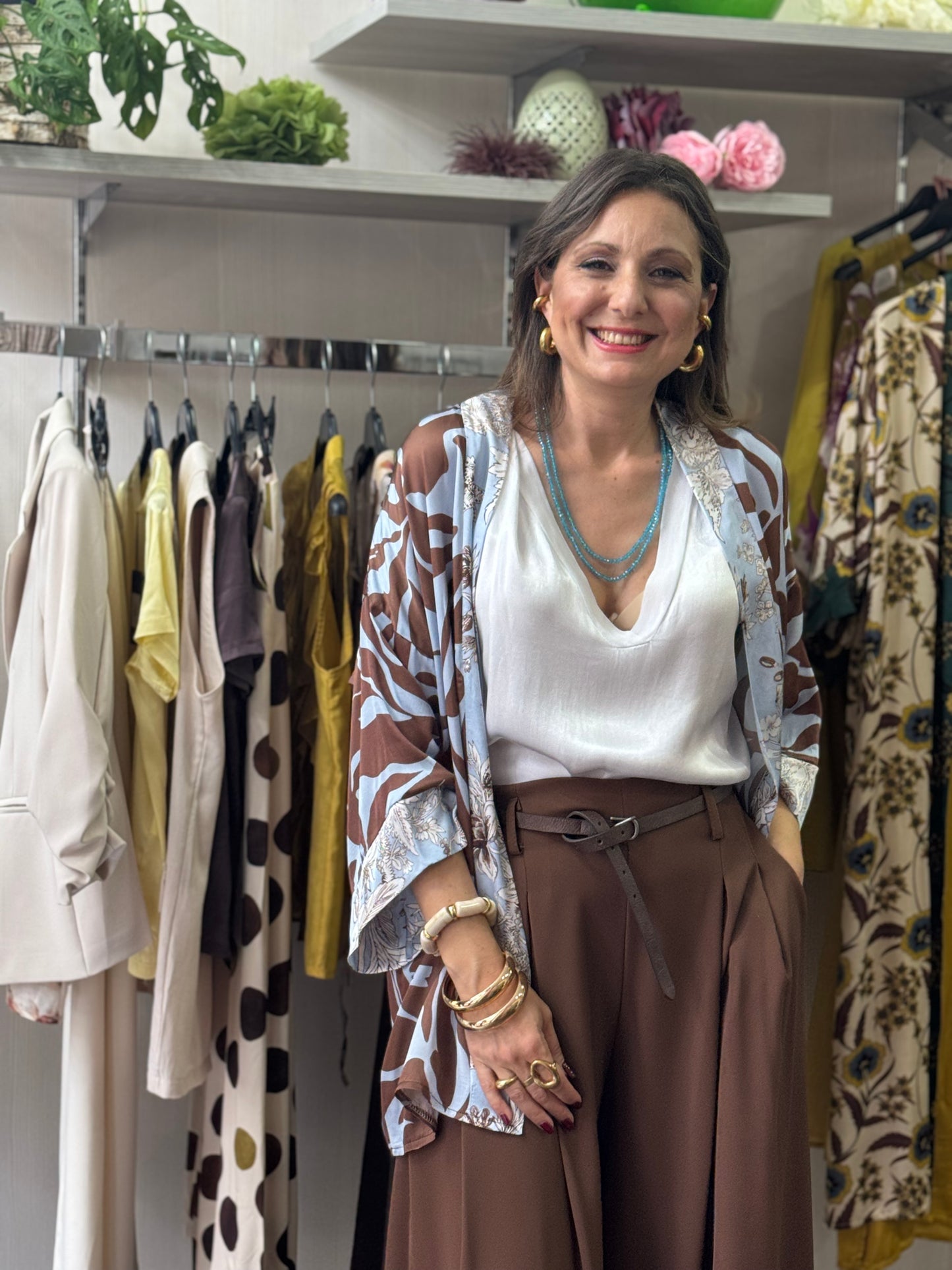 Gonna pantalone cady cioccolato