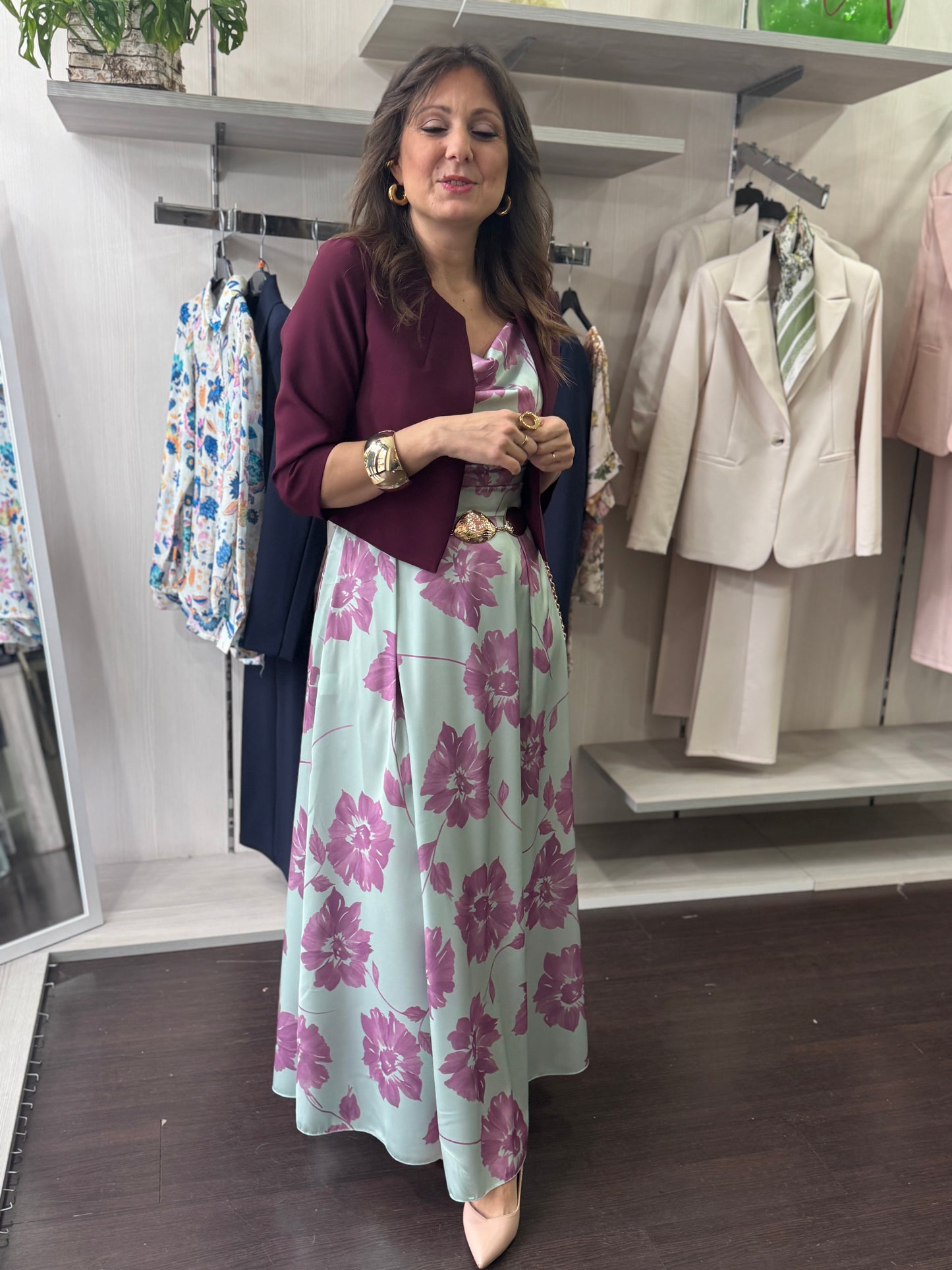 Abito tiffany magenta