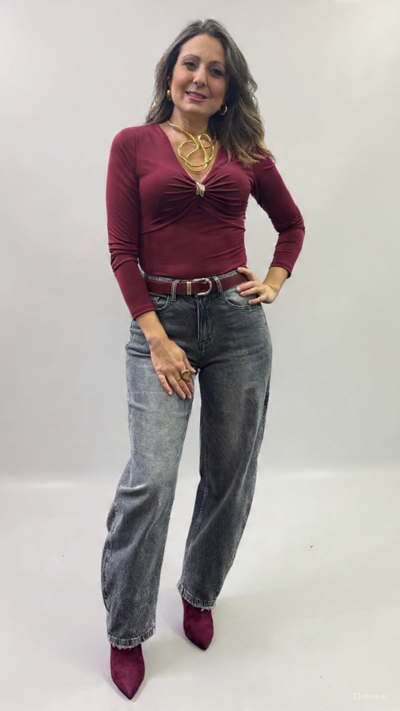 Jeans New York grigio