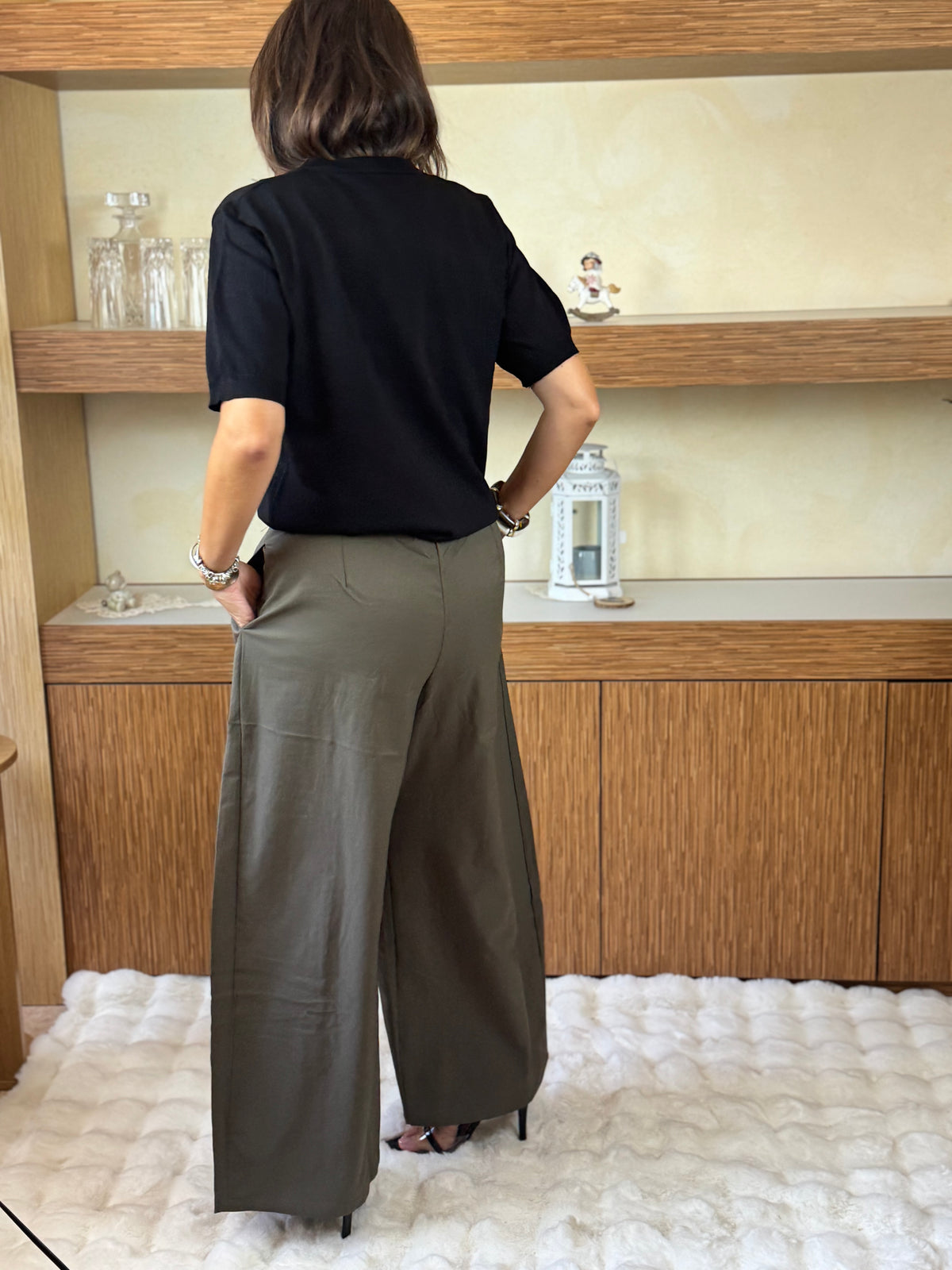 Pantalone baloon verde