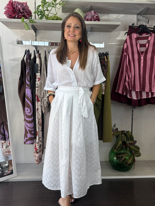 Gonnellone bianco