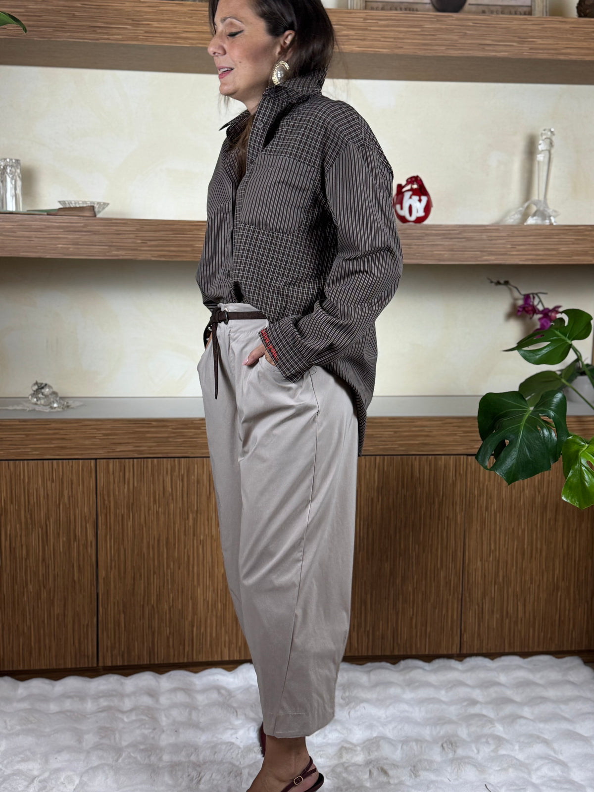 Pantalone ghiaccio cropped