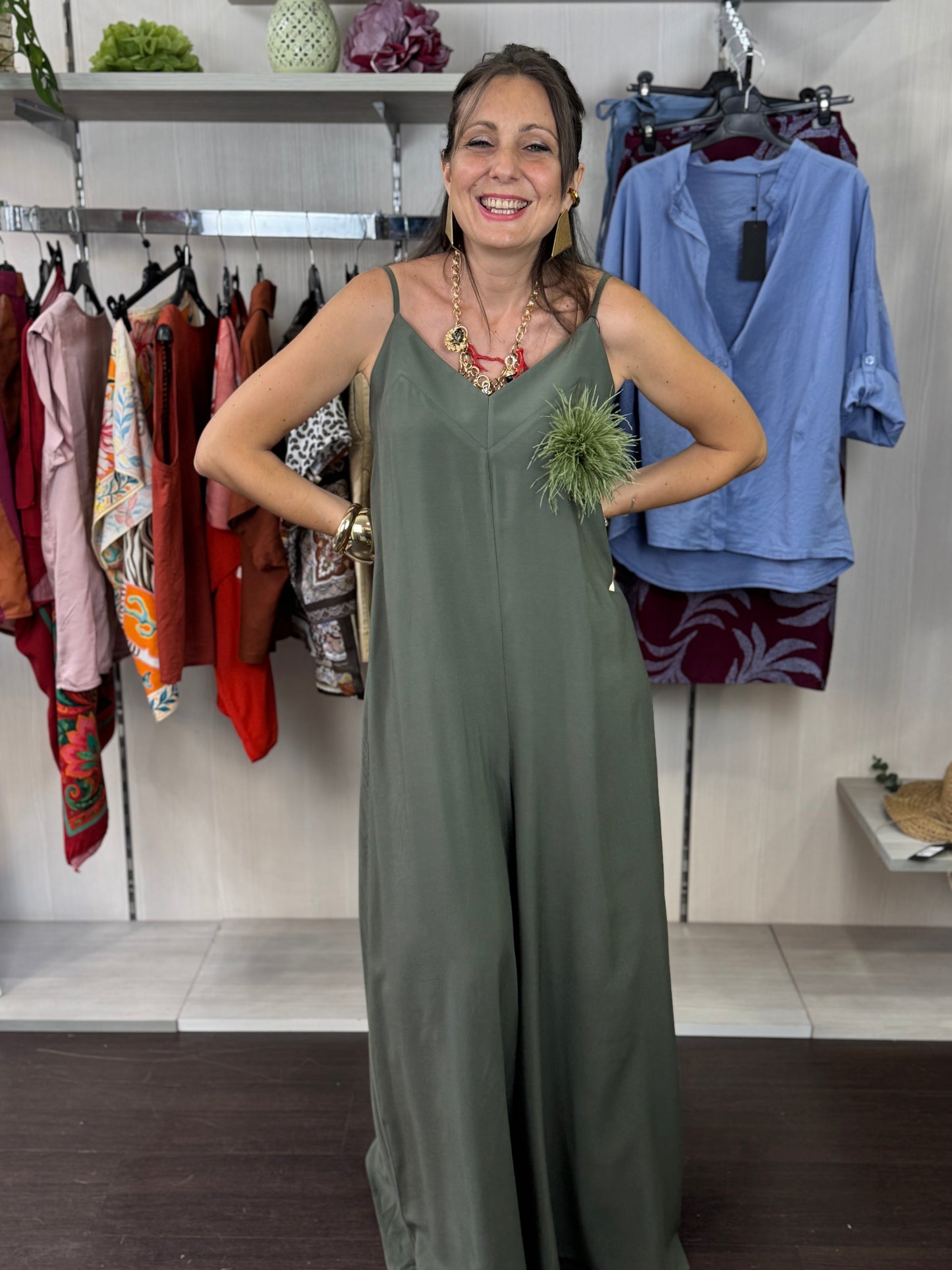 Jumpsuit verde
