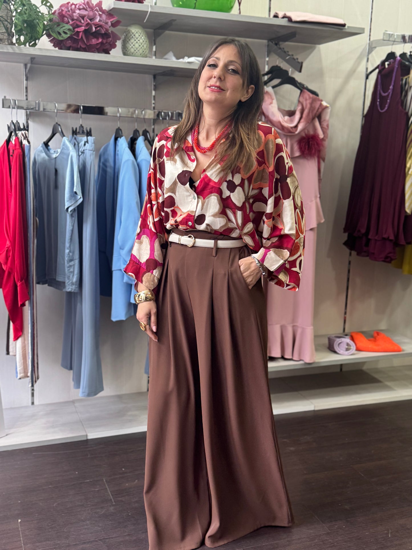 Gonna pantalone cady cioccolato