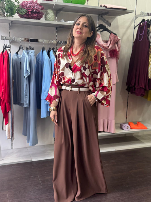 Gonna pantalone cady cioccolato