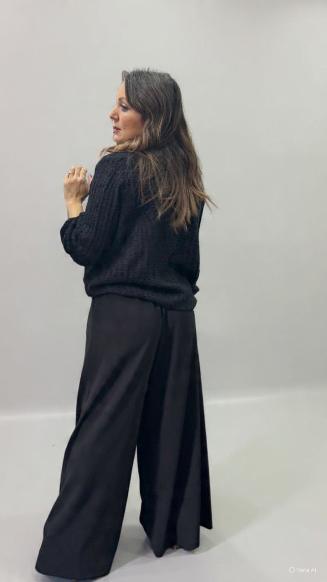 Gonna pantalone nera