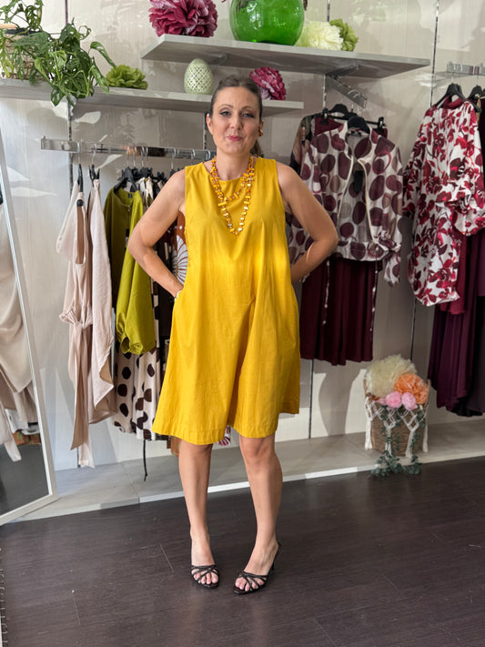 Abito office giallo