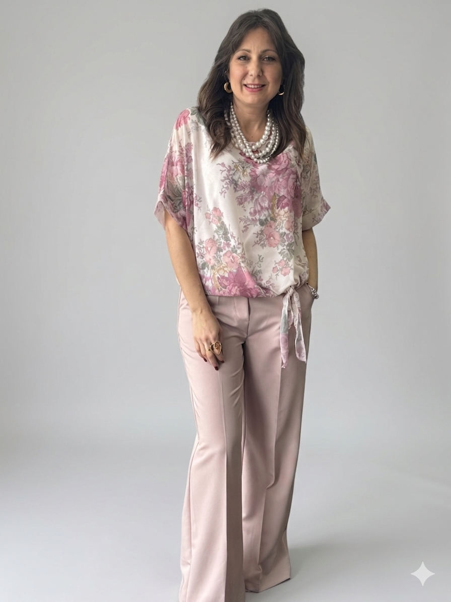 Pantalone cipria