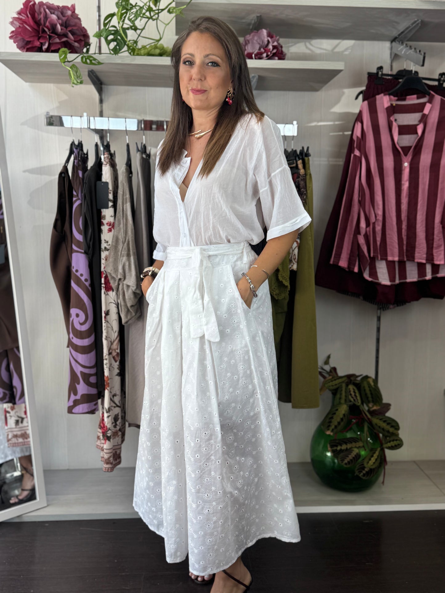 Gonnellone bianco
