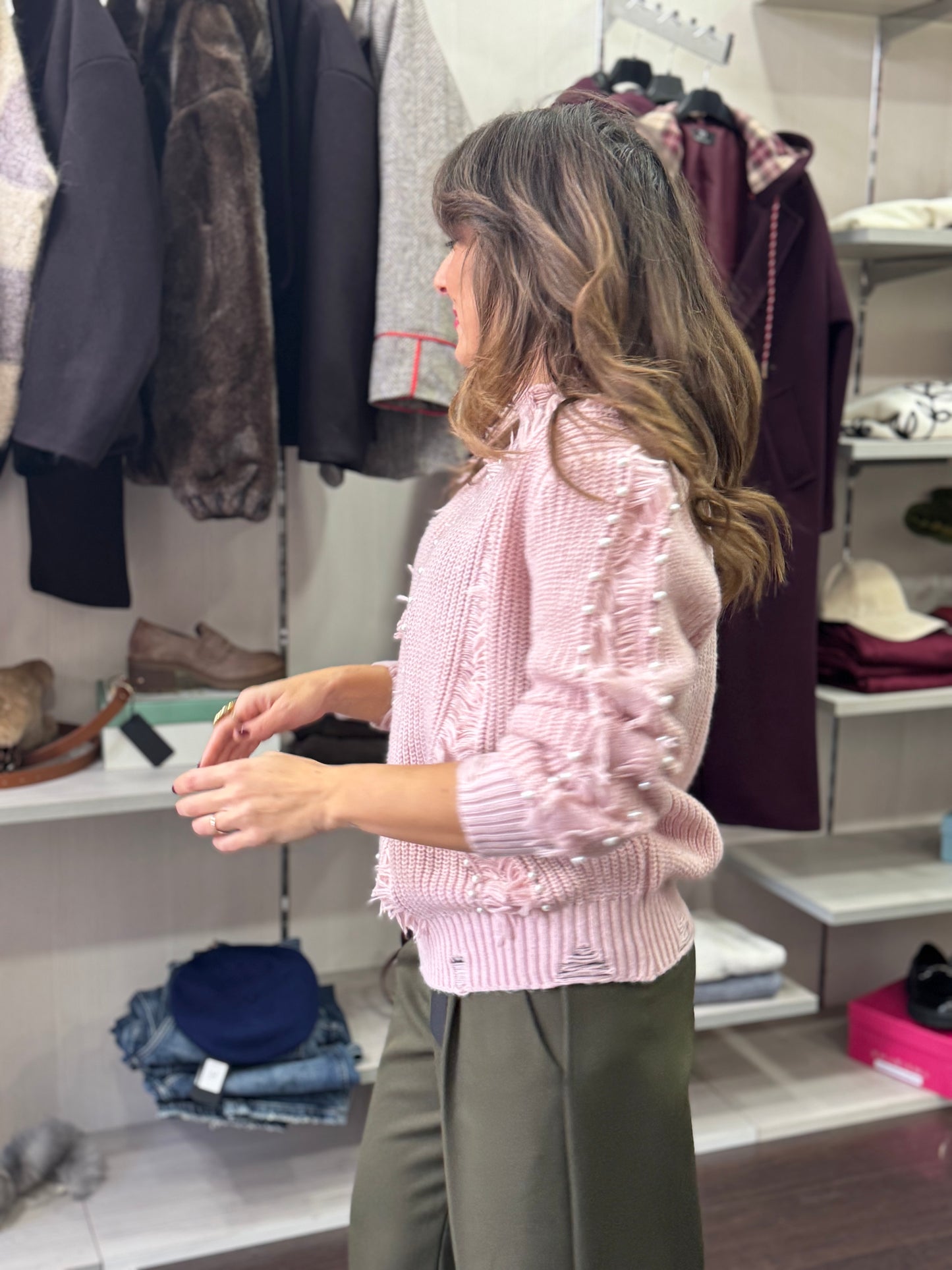 Maglioncino Gravina rosa