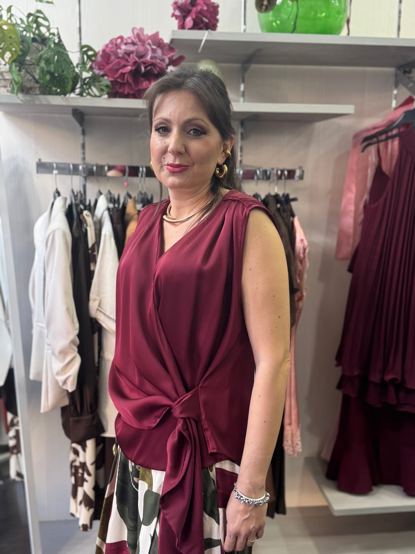Top asola bordeaux