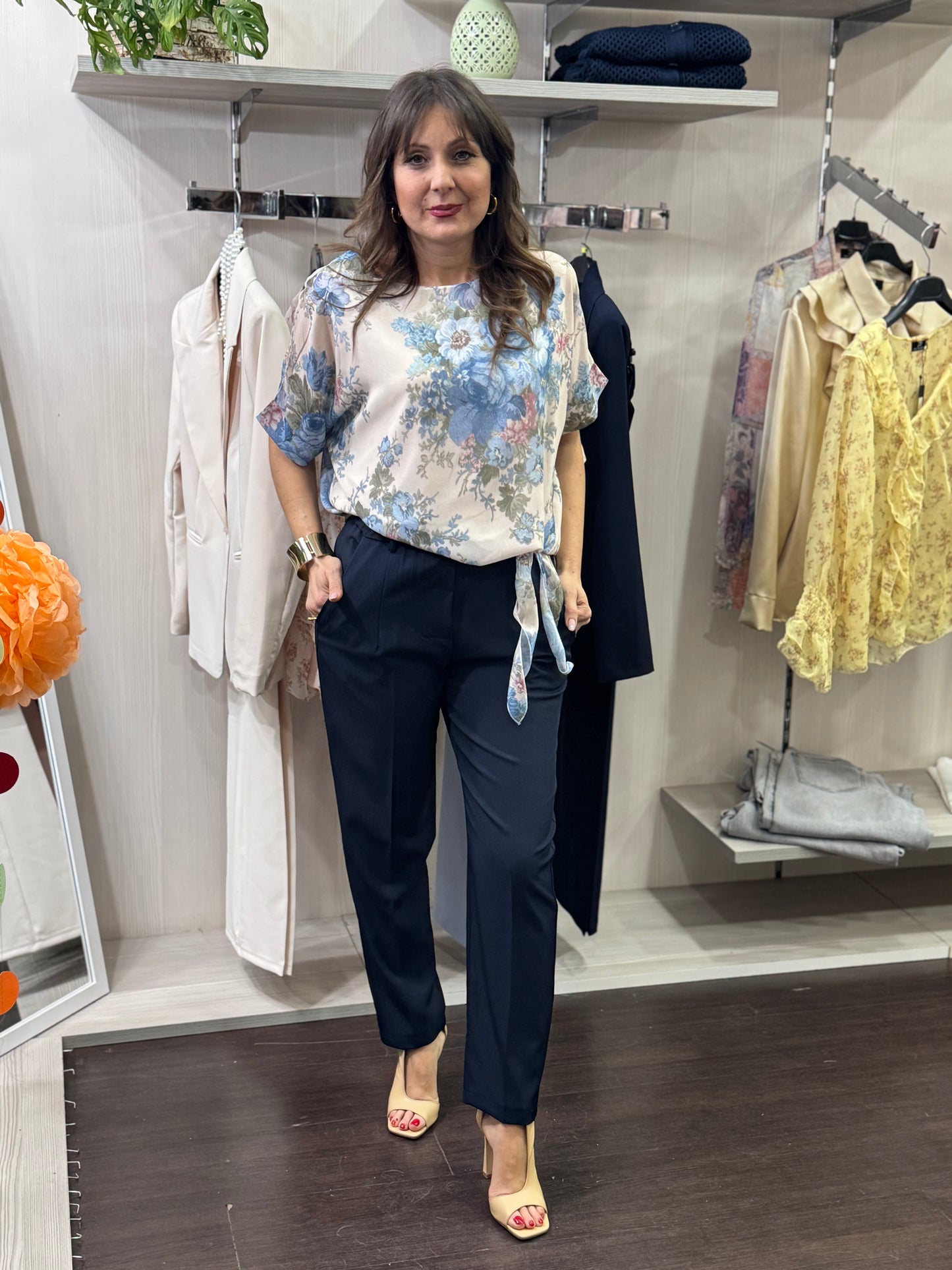 Pantalone Lea blu