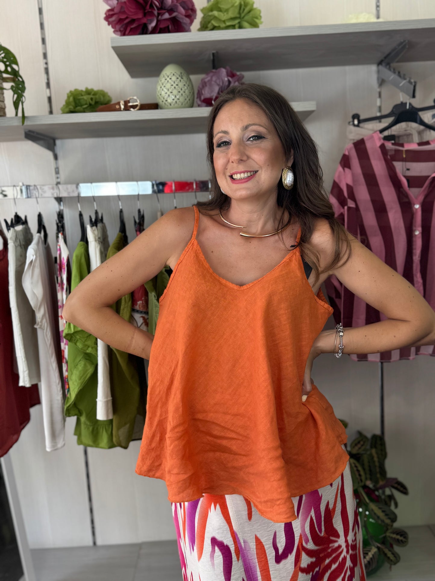 Top arancio