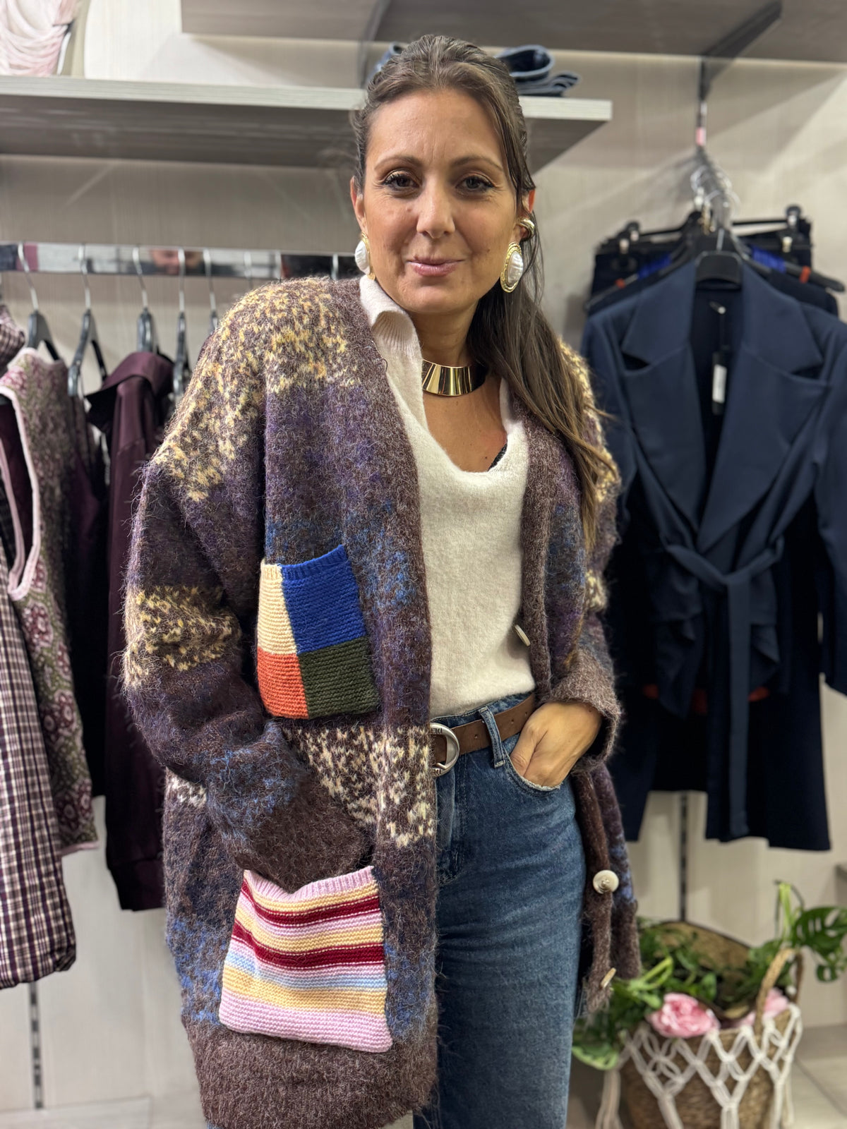 Cardigan multicolor