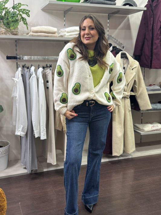 Cardigan avocado